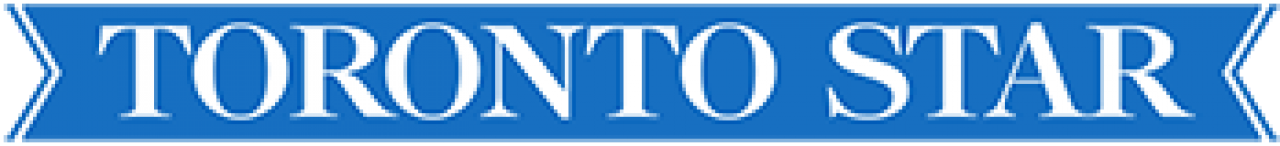 Toronto Star logo in white lettering on a blue background