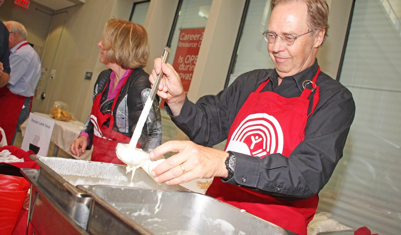 Peter Tiidus at Souper Star Lunch