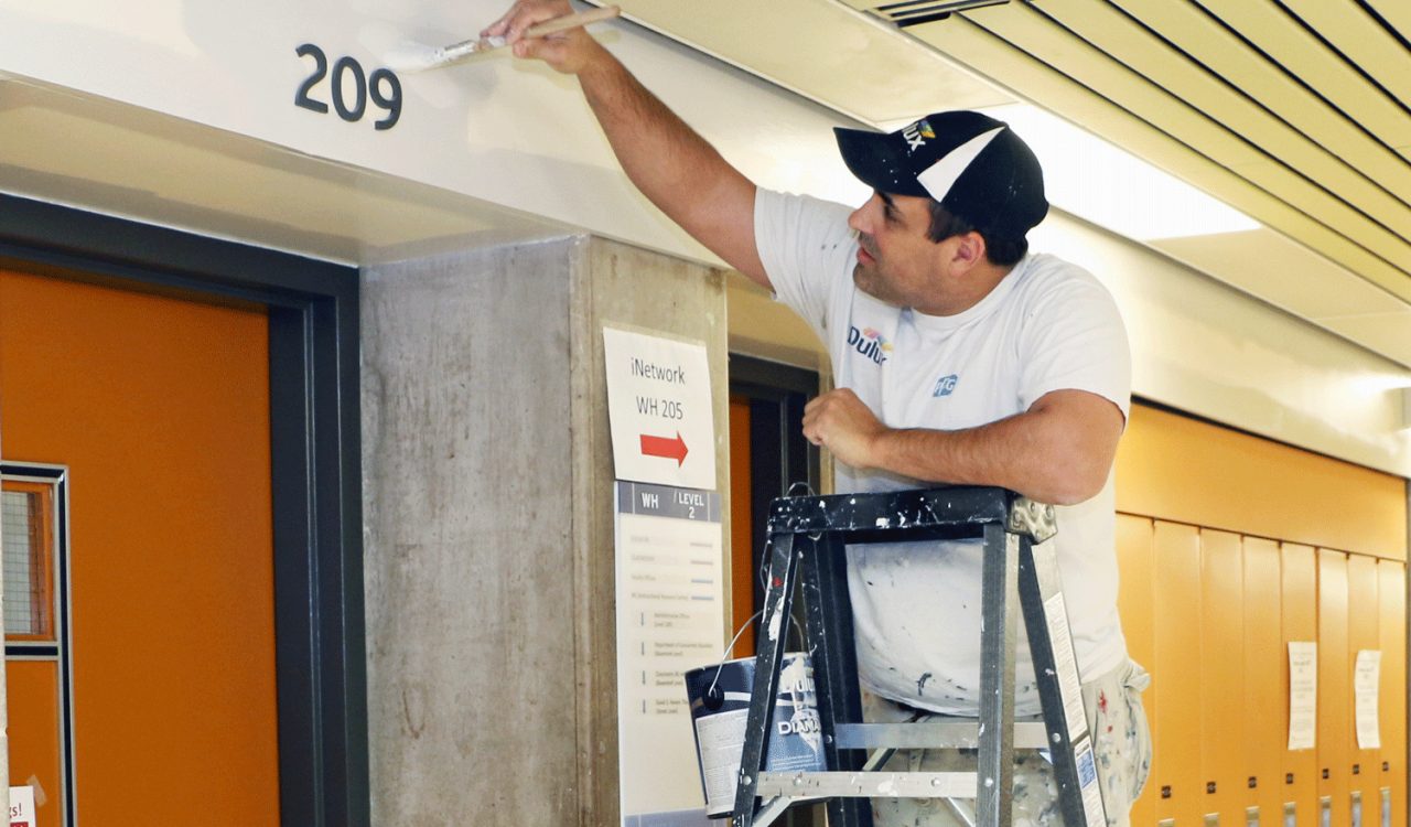 Painting in Welch Hall
