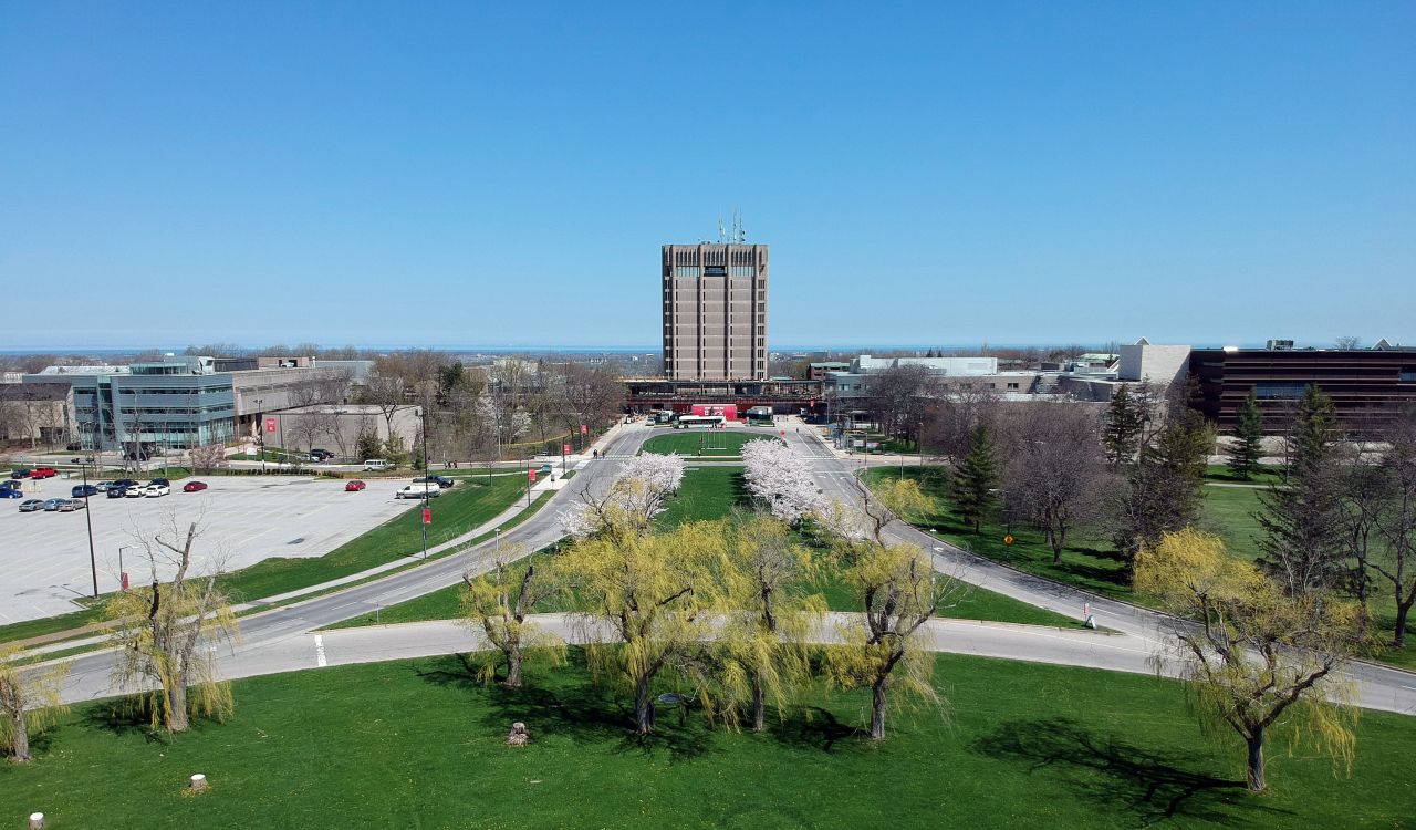 Aerial of Brock campus