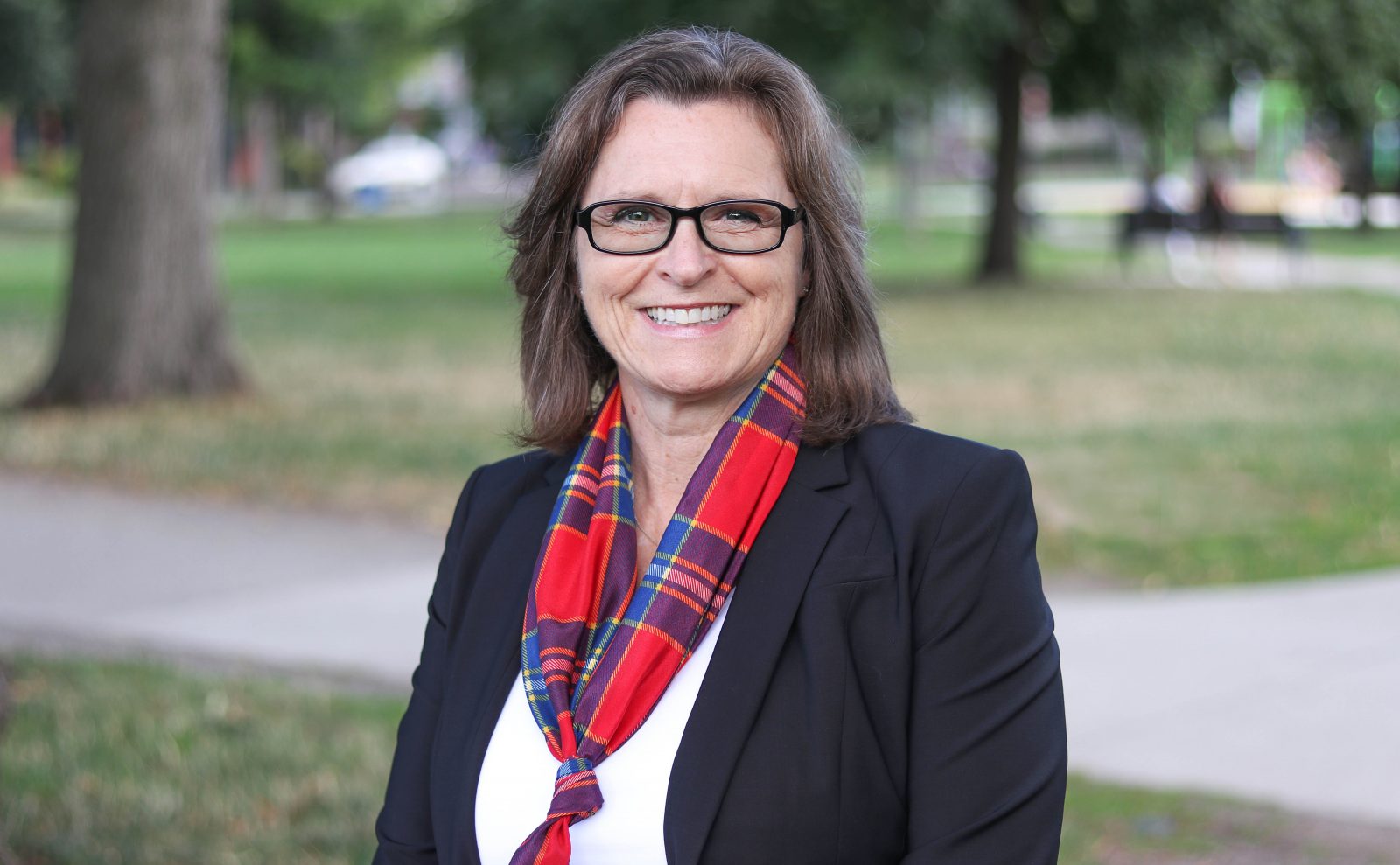 A portrait of Lesley Rigg, Brock University's seventh President and Vice-Chancellor.