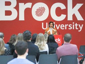 Mariana Garrido, PhD candidate and organizer of Brock's Women in STEM event