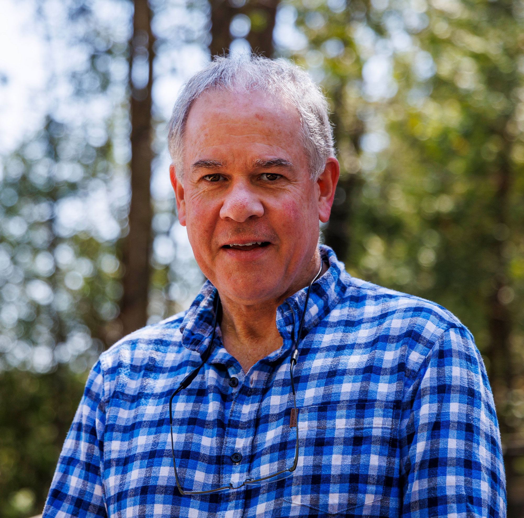 Professor Martin Head, on location at Crawford Lake