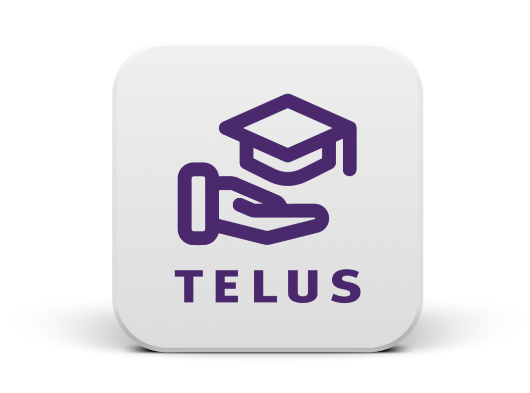 An icon for the Telus Health Student Support app. 