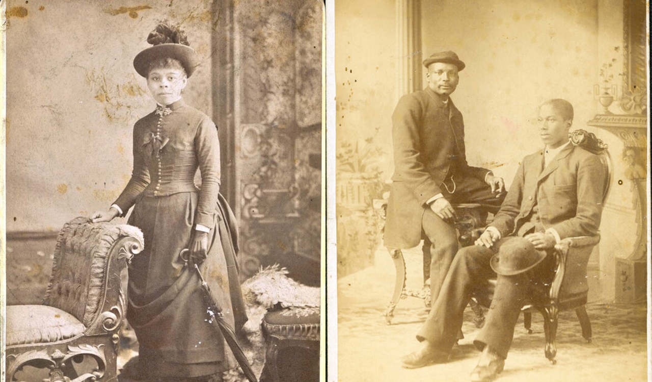 Two archival portraits from the 1800s.