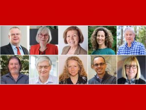 The inaugural recipients of Brock University’s Distinguished Professor designation are pictured in collage format