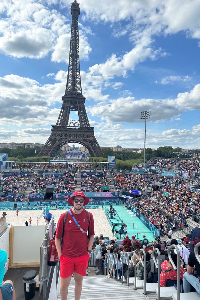 Sport Management graduate Jeffrey Gould (BSM ’19) is in Paris, France for the 2024 Summer Olympic Games. As Co-ordinator, Sport Services for the Canadian Olympic Committee, Gould has taken on the role as Schedule and Results Officer for Team Canada while in Paris.