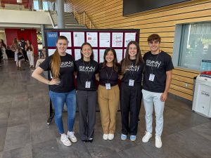 Empowering Youth Lab members Kayla Lewis, Sierra Barnes, Ann Farrell, Joseph Cino, and Daniella Silenzi.