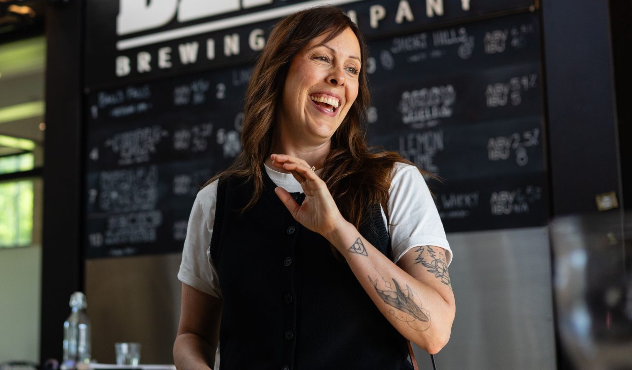 Jessica Blythe at Bench Brewing Co. in June 2026.