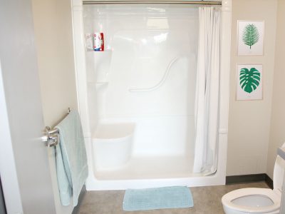Bathroom in Gateway Suites apartment