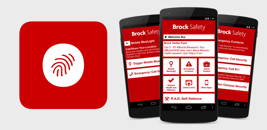 Brock Mobile Safety App 