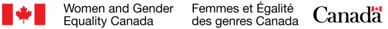 Logo for Women and Gender Equality Canada