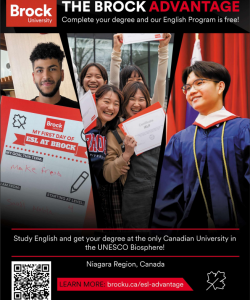 Front page of ESL Brock Advantage Brochure