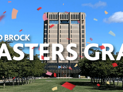 facebook cover photo brock tower masters grad