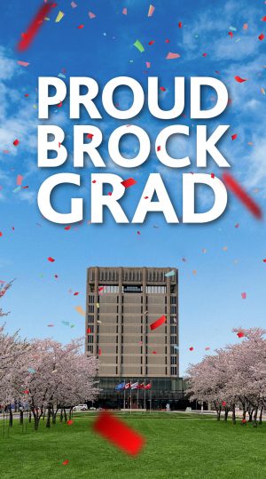brock grad phone background