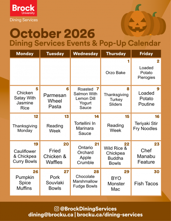 October Pop-up Calendar