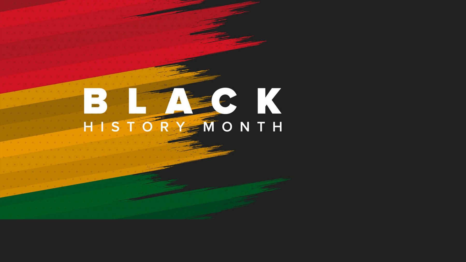 Black history month logo on African coloured background