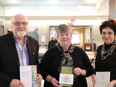Randy Hill, Lecturer; Nicola Simmons, Assistant Professor; and Lissa Paul, Professor