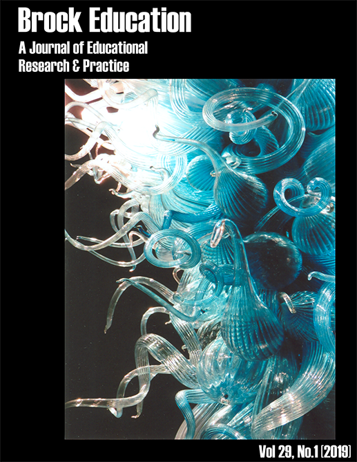 Cover of Brock Education Journal