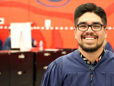 Herbert Vigil at the Brock University Faculty of Education Convocation on June 12, 2019.