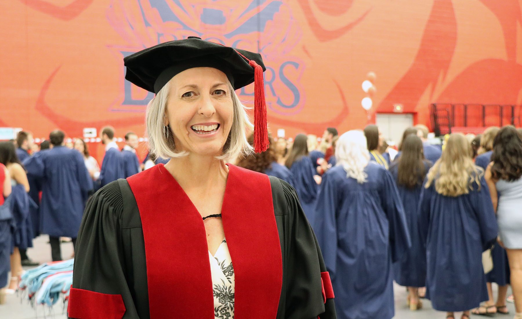Kimberly Radersma at the Brock University Faculty of Education Convocation on June 12, 2019.