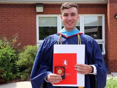 Richard Armacinski at the Brock University Faculty of Education Convocation on June 12, 2019.