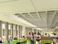 Arthur Schmon Tower Learning Commons rendering