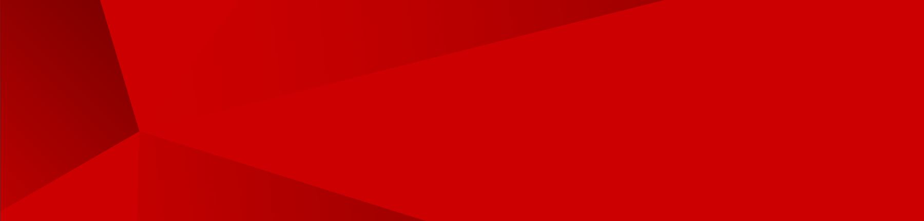 Red Banner with geometric shapes