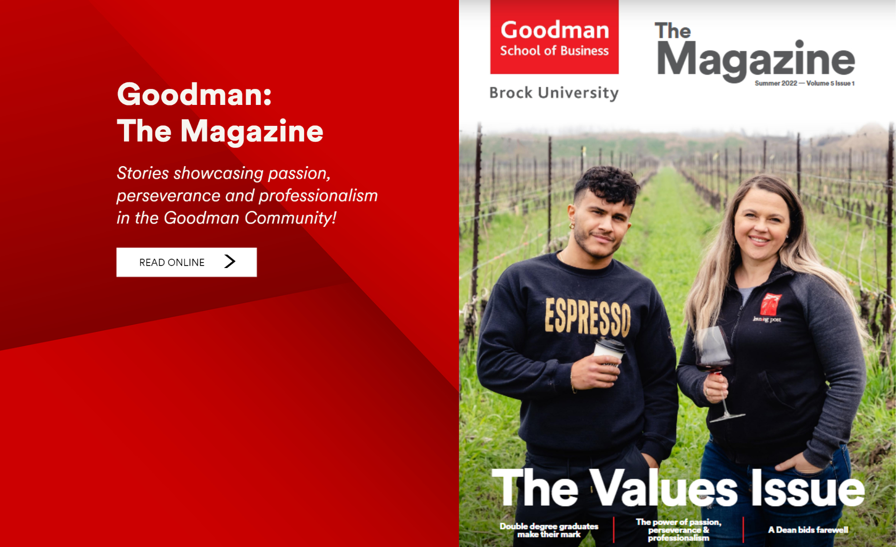 Goodman the magazine, stories showcasing passion, perseverance and professionalism 
