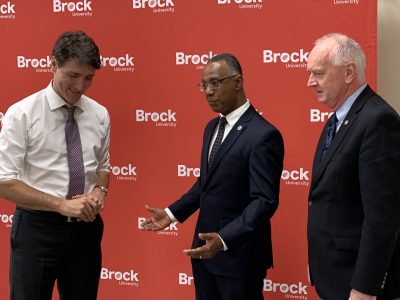 Prime Minister Justin Trudeau at Brock