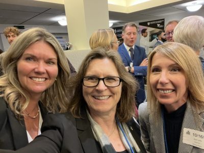 Dr. Lesley Rigg with faculty