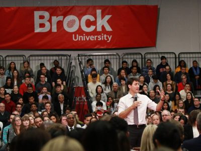 Prime Minister Justin Trudeau at Brock