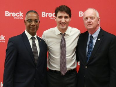 Prime Minister Justin Trudeau at Brock