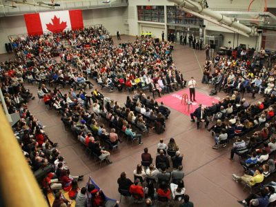 Prime Minister Justin Trudeau at Brock