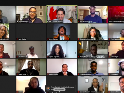 Various avatars in a video call