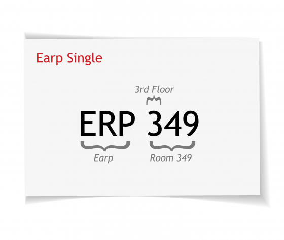 Earp single bedroom code