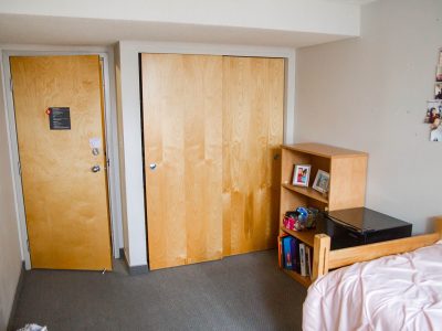 Blurred image of Quarry View bedroom in lower unit