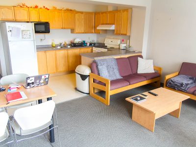 Quarry View common area and kitchen