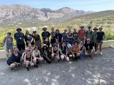 group of students on a Study Tour of Greece
