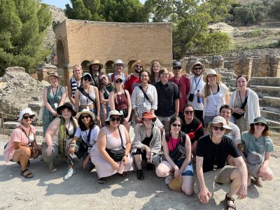 group of students on a Study Tour of Greece