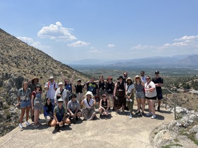 Study Tour of Greece students