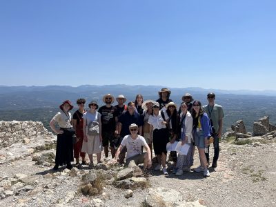 Study Tour of Greece students