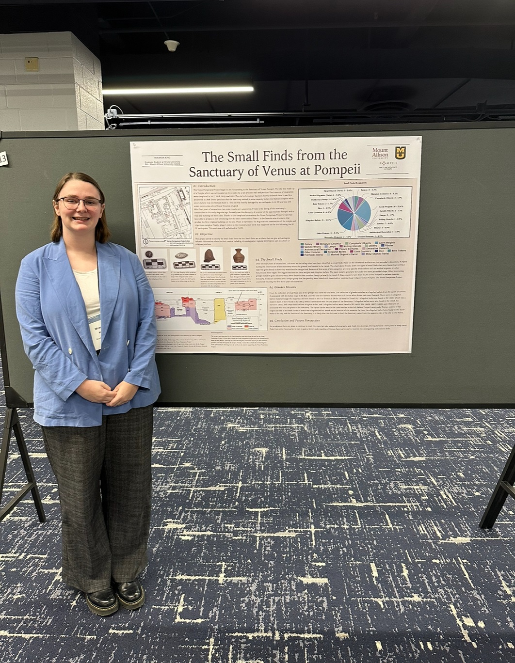 Miranda King presenting her UG thesis
