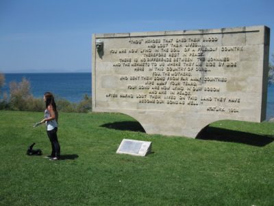 Sandra presents at Gallipoli