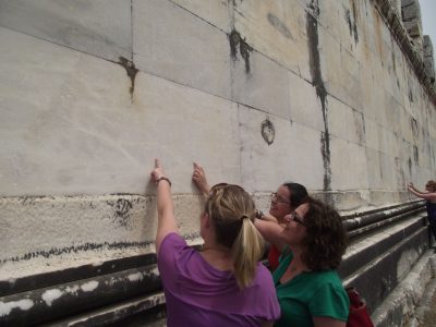 Jordan, Dr. Dolansky, and Kristen locate the mysterious etchings inside the Temple of Apollo at Didyma