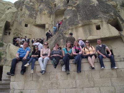 group photo in Göreme National Park