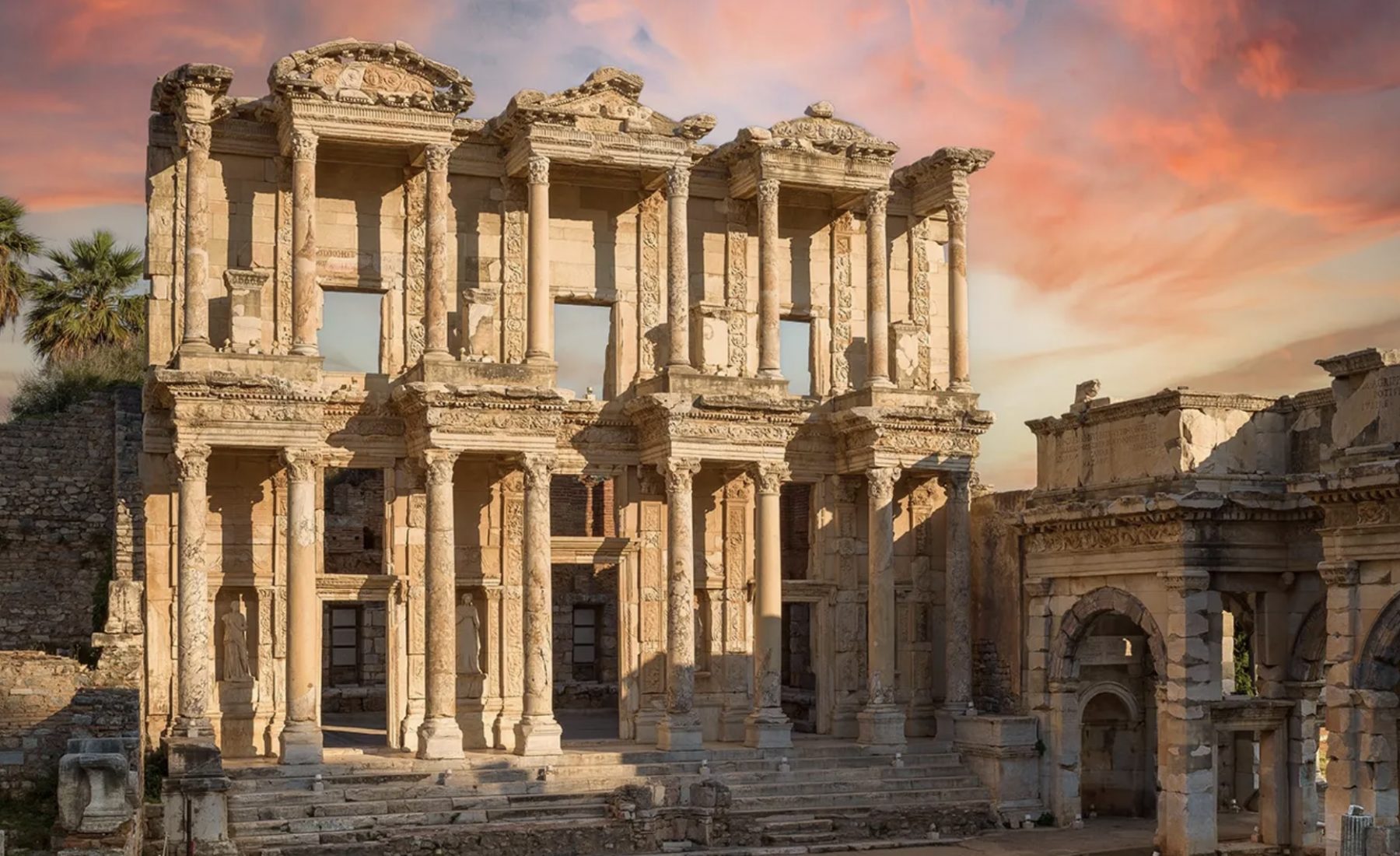 Image of the Library of Celsus in Ephesus 