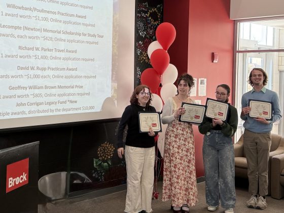 three undergraduates receive awards at the Floralia