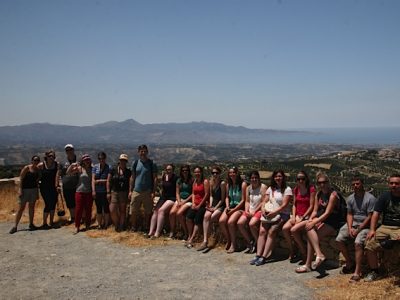 The student group at Anemospilia