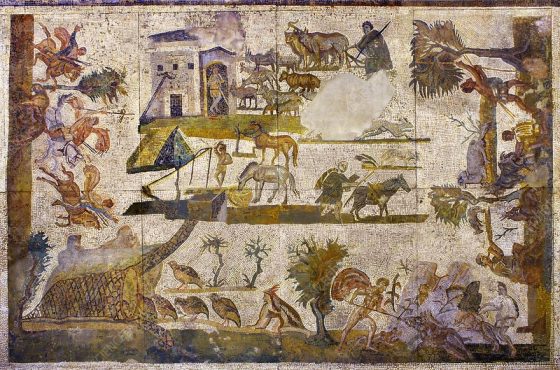 Roman Country Life Mosaic